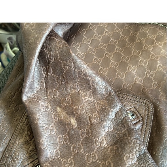 Gucci Signature GG Monogram Leather Jacket - Picture 8 of 13